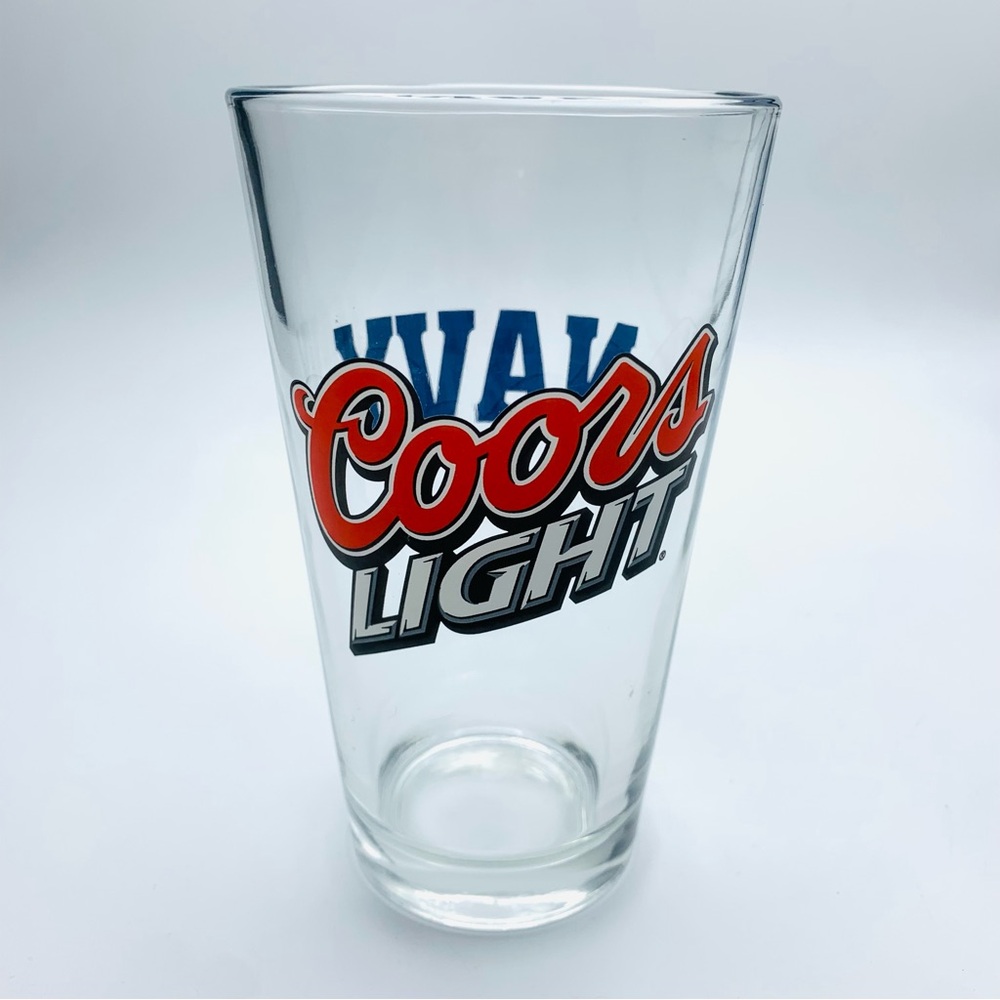 Rare Navy Armed Forces Coors Light Pint Glass 16oz